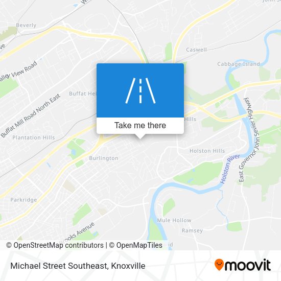 Mapa de Michael Street Southeast