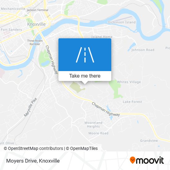 Moyers Drive map