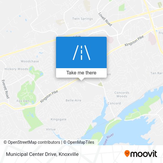 Municipal Center Drive map