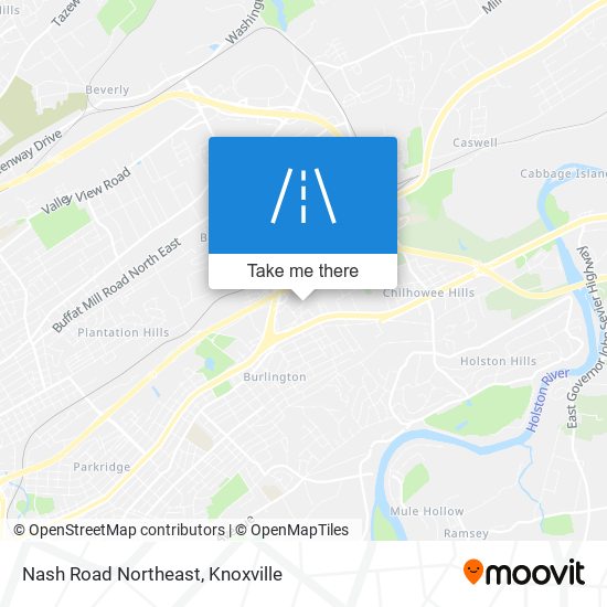 Mapa de Nash Road Northeast