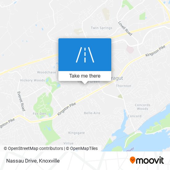 Nassau Drive map