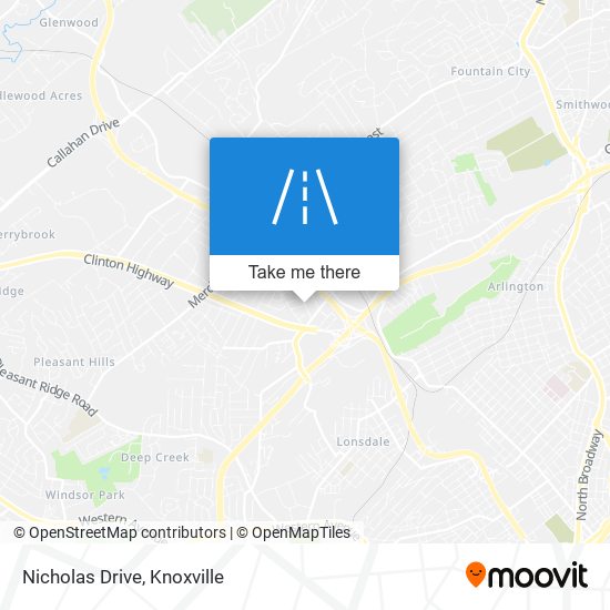 Nicholas Drive map