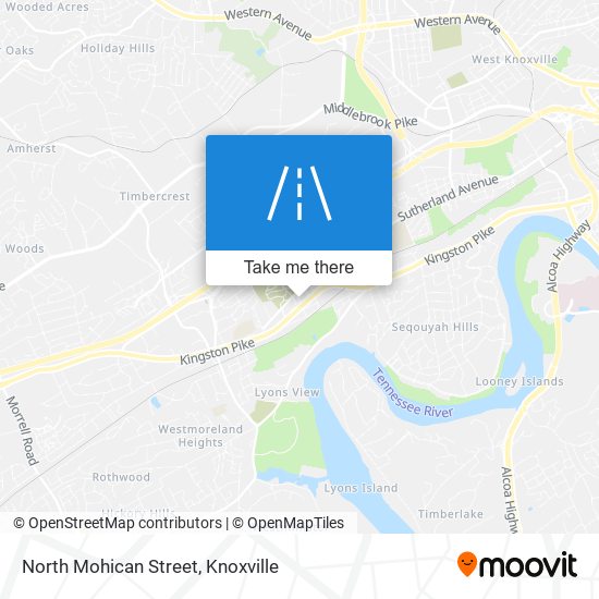 North Mohican Street map