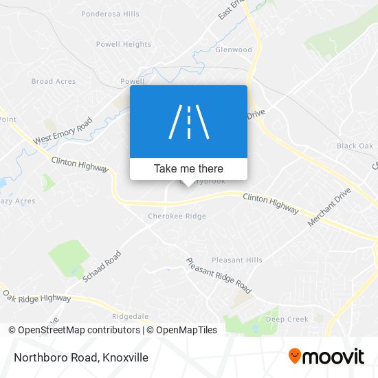 Mapa de Northboro Road