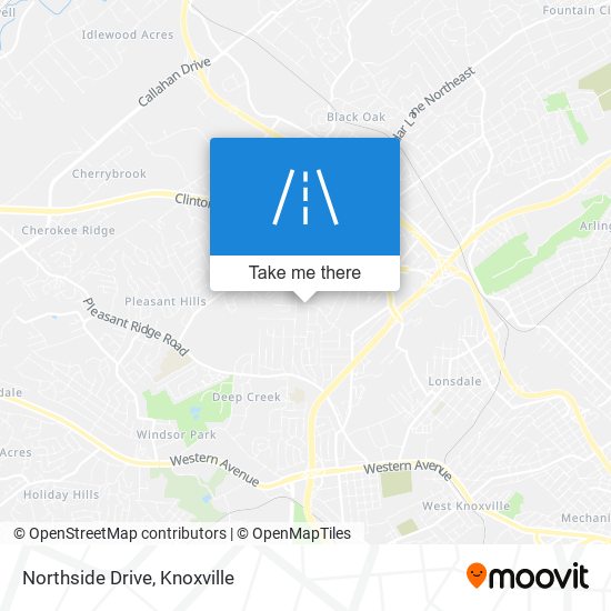 Northside Drive map