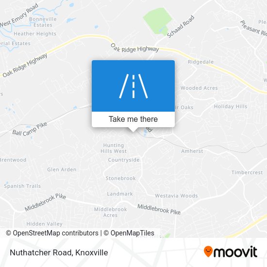 Mapa de Nuthatcher Road