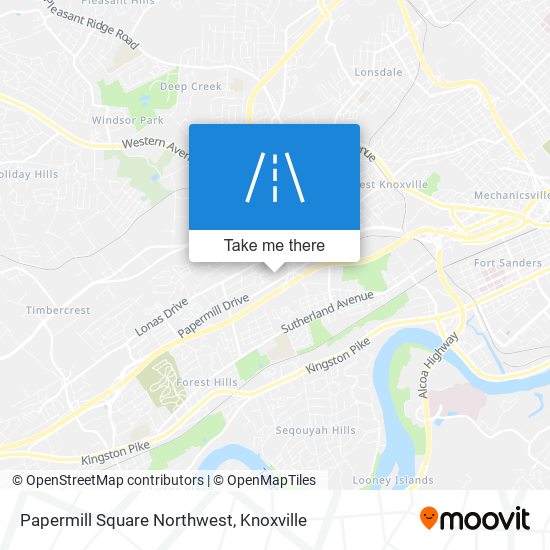 Papermill Square Northwest map