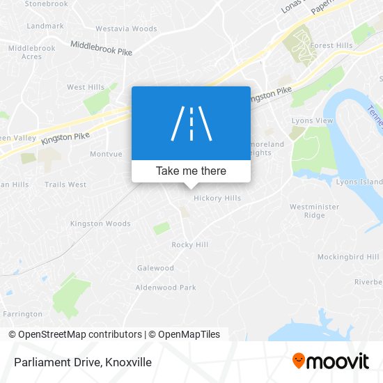 Parliament Drive map