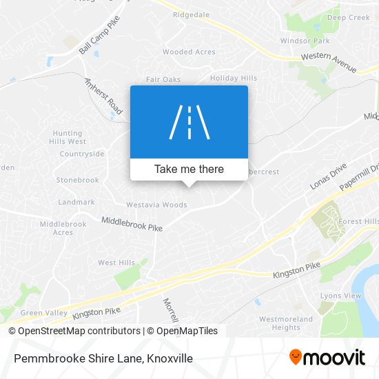 Pemmbrooke Shire Lane map