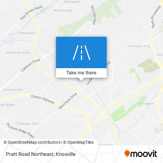 Mapa de Pratt Road Northeast