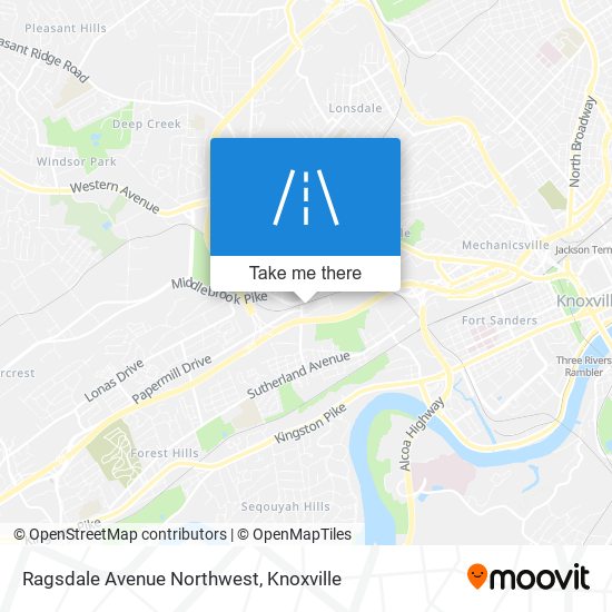 Mapa de Ragsdale Avenue Northwest