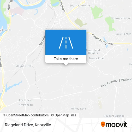 Ridgeland Drive map