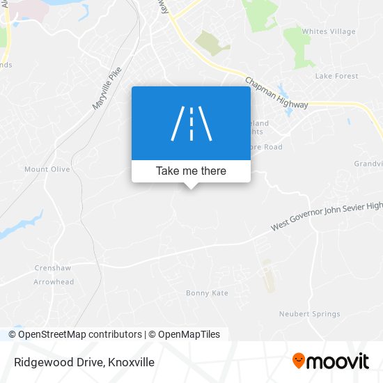 Ridgewood Drive map