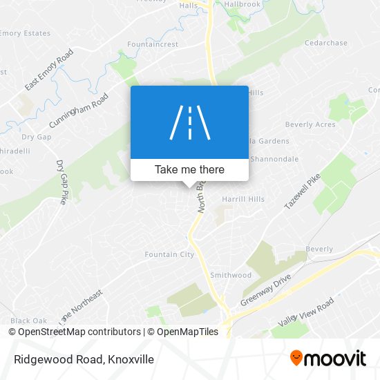 Mapa de Ridgewood Road