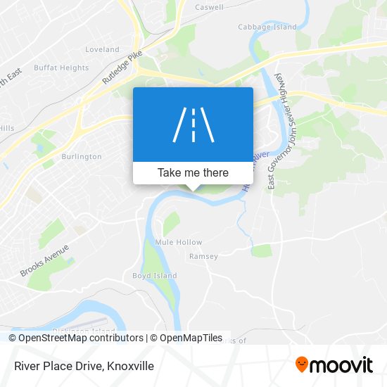 River Place Drive map