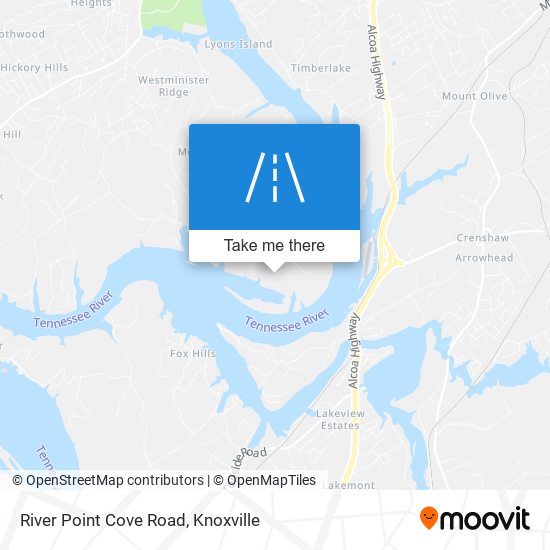 River Point Cove Road map
