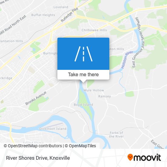 River Shores Drive map