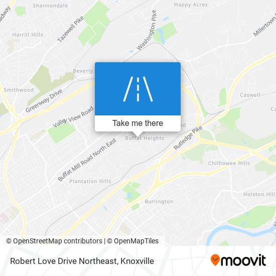 Mapa de Robert Love Drive Northeast