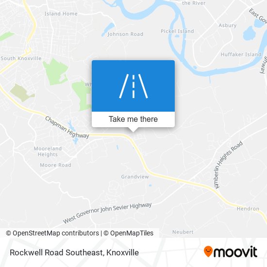 Mapa de Rockwell Road Southeast