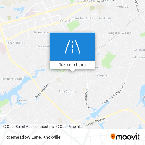 Mapa de Roemeadow Lane