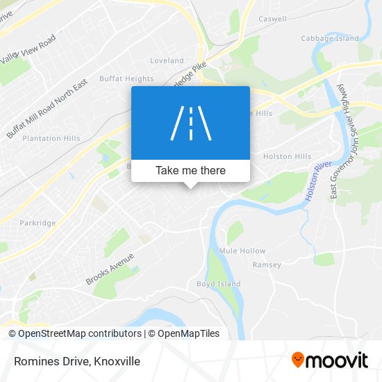 Romines Drive map