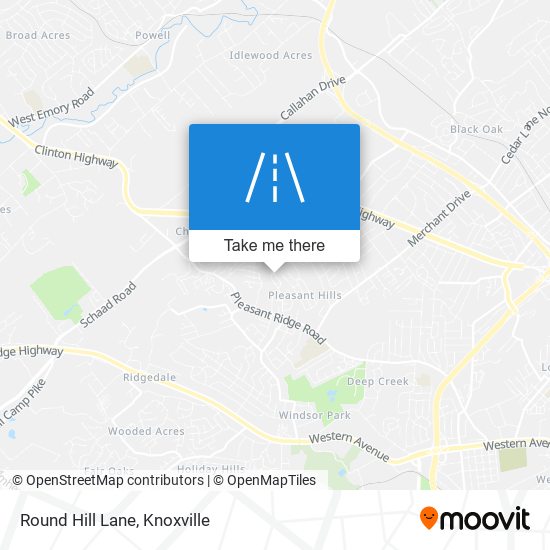 Round Hill Lane map