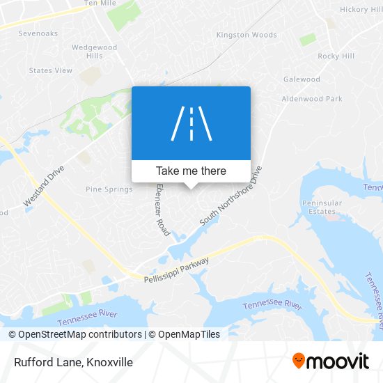 Rufford Lane map