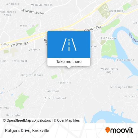Rutgers Drive map