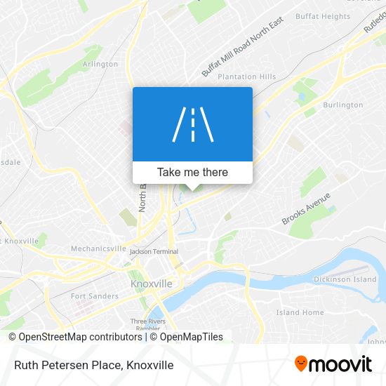 Ruth Petersen Place map