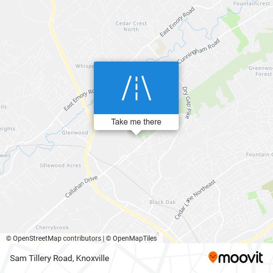 Mapa de Sam Tillery Road