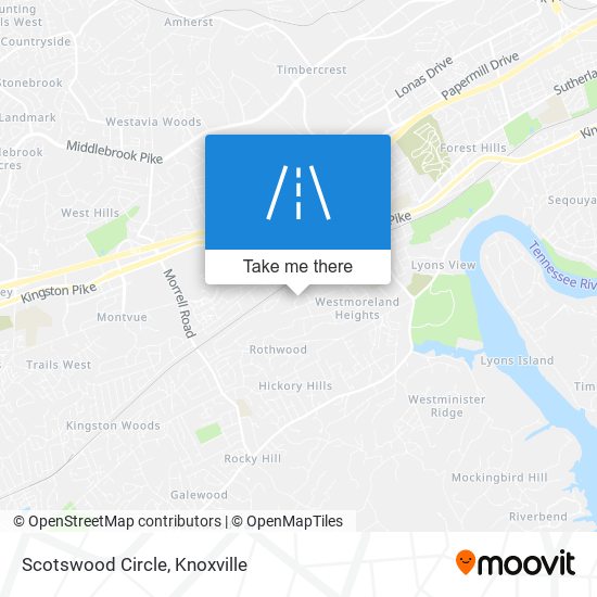 Scotswood Circle map