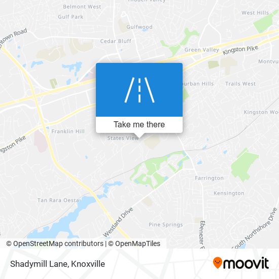 Mapa de Shadymill Lane