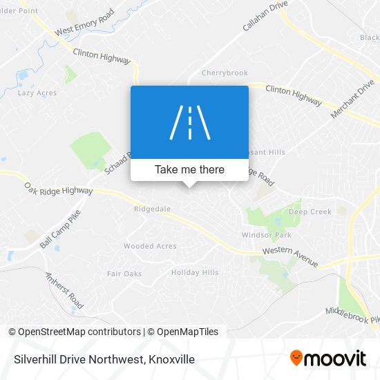 Mapa de Silverhill Drive Northwest