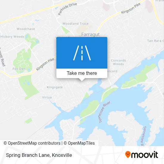 Spring Branch Lane map