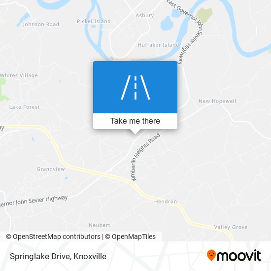 Mapa de Springlake Drive