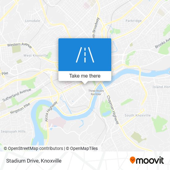 Stadium Drive map