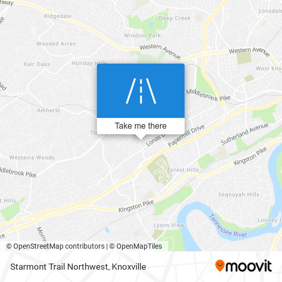 Mapa de Starmont Trail Northwest