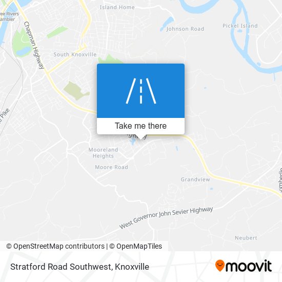 Mapa de Stratford Road Southwest