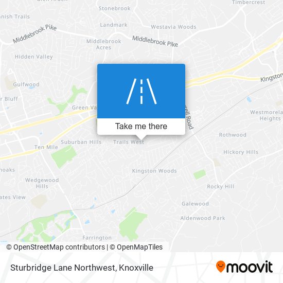 Sturbridge Lane Northwest map