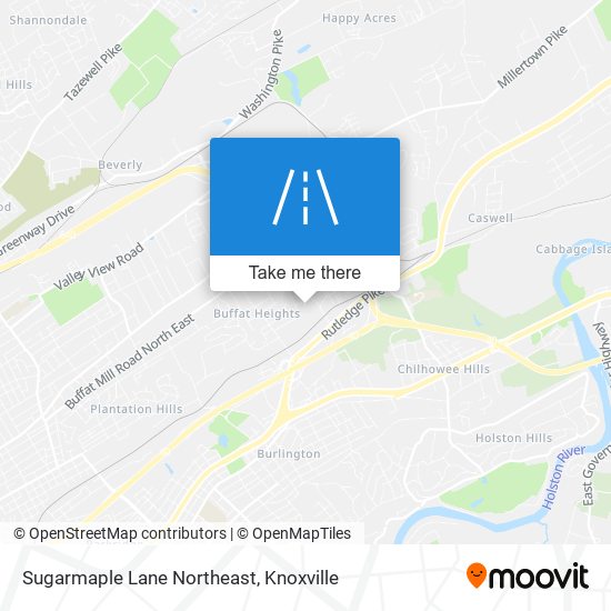 Mapa de Sugarmaple Lane Northeast