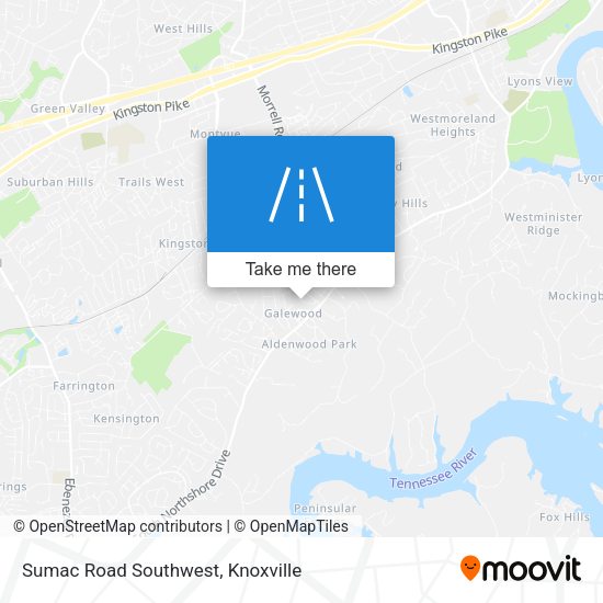 Sumac Road Southwest map