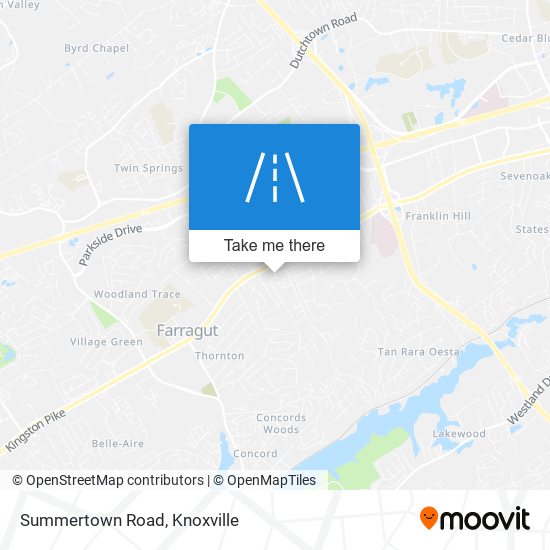 Mapa de Summertown Road