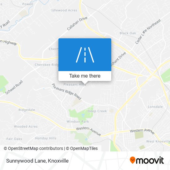 Sunnywood Lane map