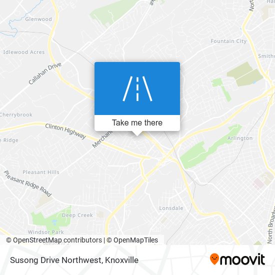 Mapa de Susong Drive Northwest