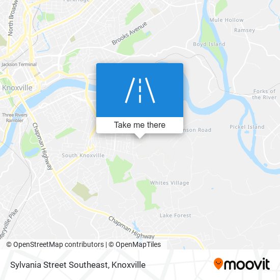 Sylvania Street Southeast map