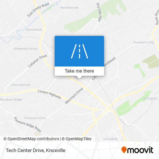 Tech Center Drive map