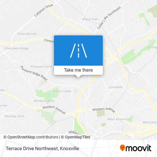 Mapa de Terrace Drive Northwest