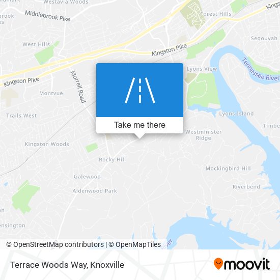 Terrace Woods Way map