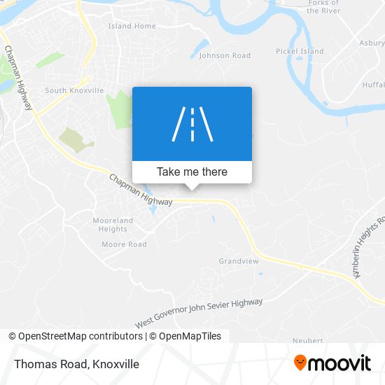 Mapa de Thomas Road