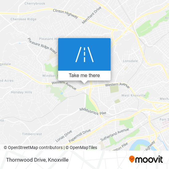 Mapa de Thornwood Drive